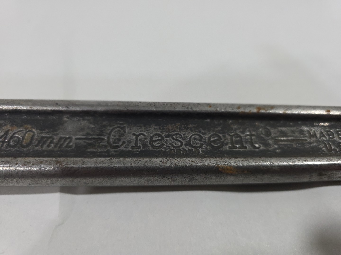 Vintage Crescent 18″ Adjustable Wrench Crestoloy Made in USA