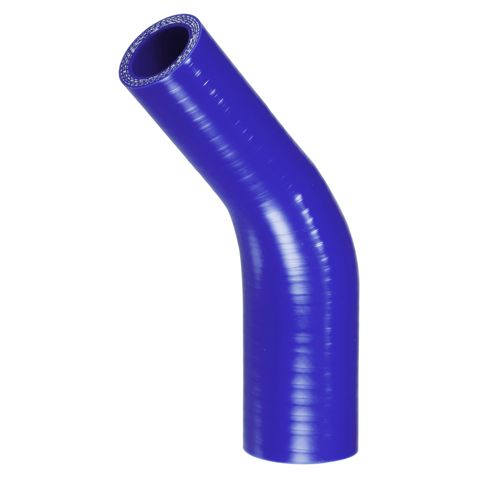 Blue Silicone Hose 25-35mm 0.98″-1.38″ ID 90mm 3.54″ 45 Degree Long