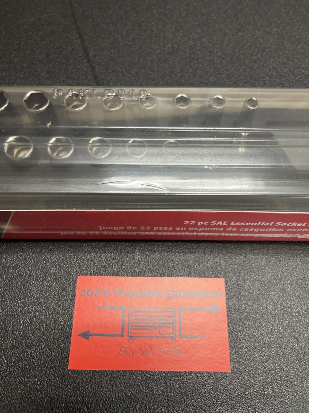 New Snap-on 22pc 1/4″ dr. SAE Shallow & Deep Socket Set Dark Titanium 122STTMFDT