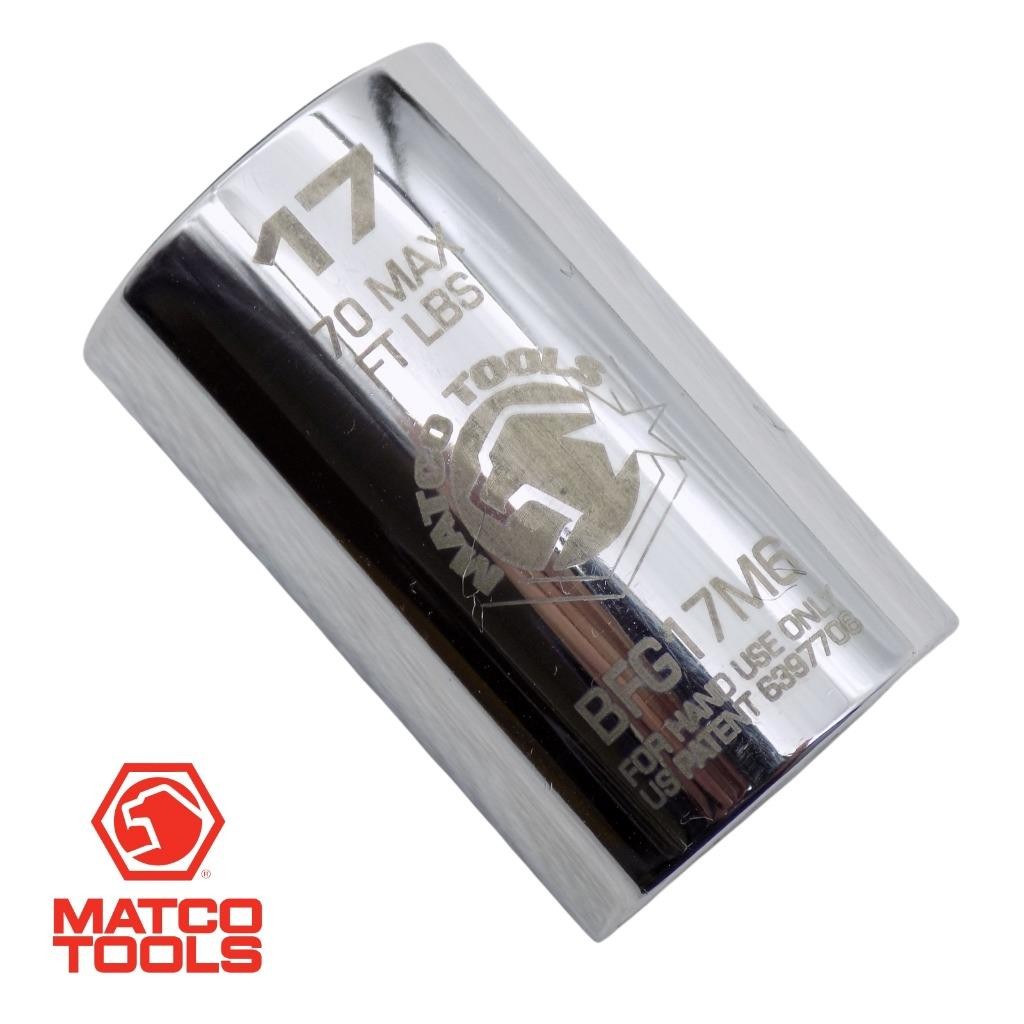 Matco Tools BFG17M6 Non-Marring 3/8″ Drive 17mm Socket With Plastic Insert GUC