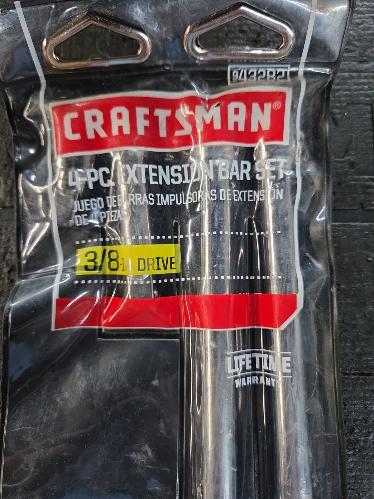 Craftsman 4-Piece 3/8-in Extension Bar Set 9-43282 | FREE SHIPPING!!