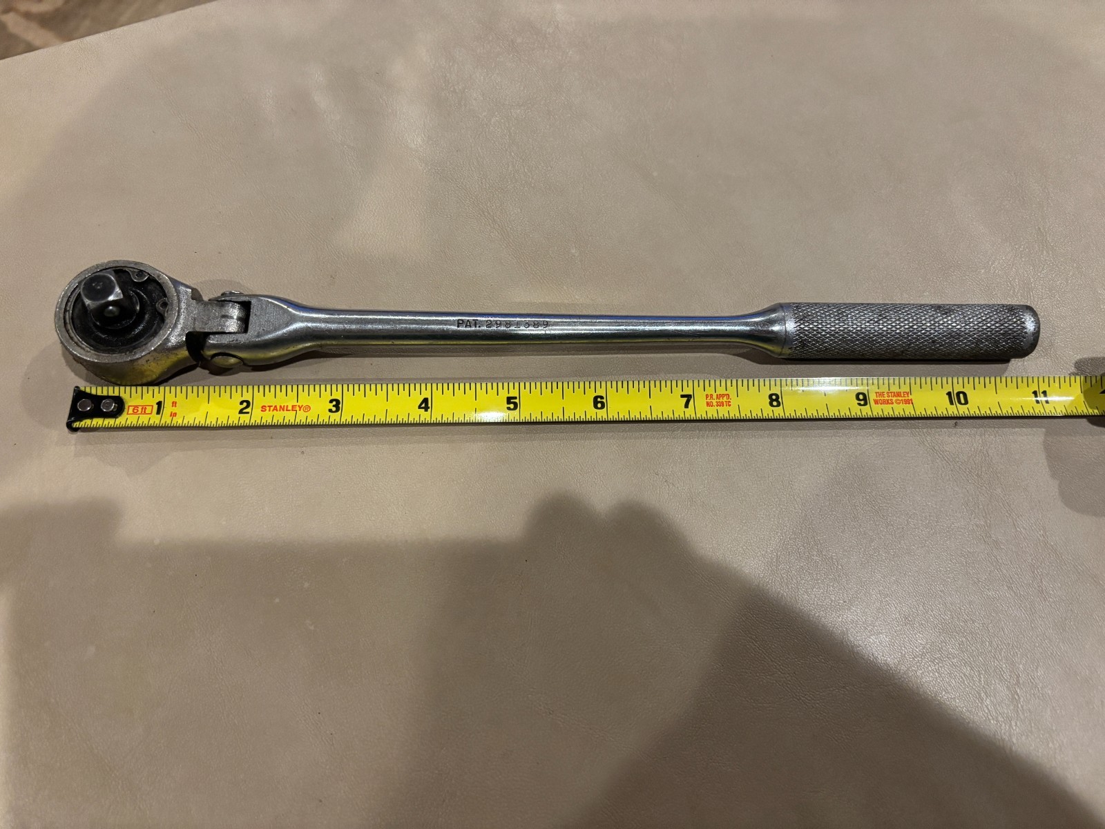 Mac Tools 3/8 drive Flex Head Ratchet X9R, USA, 11 inches