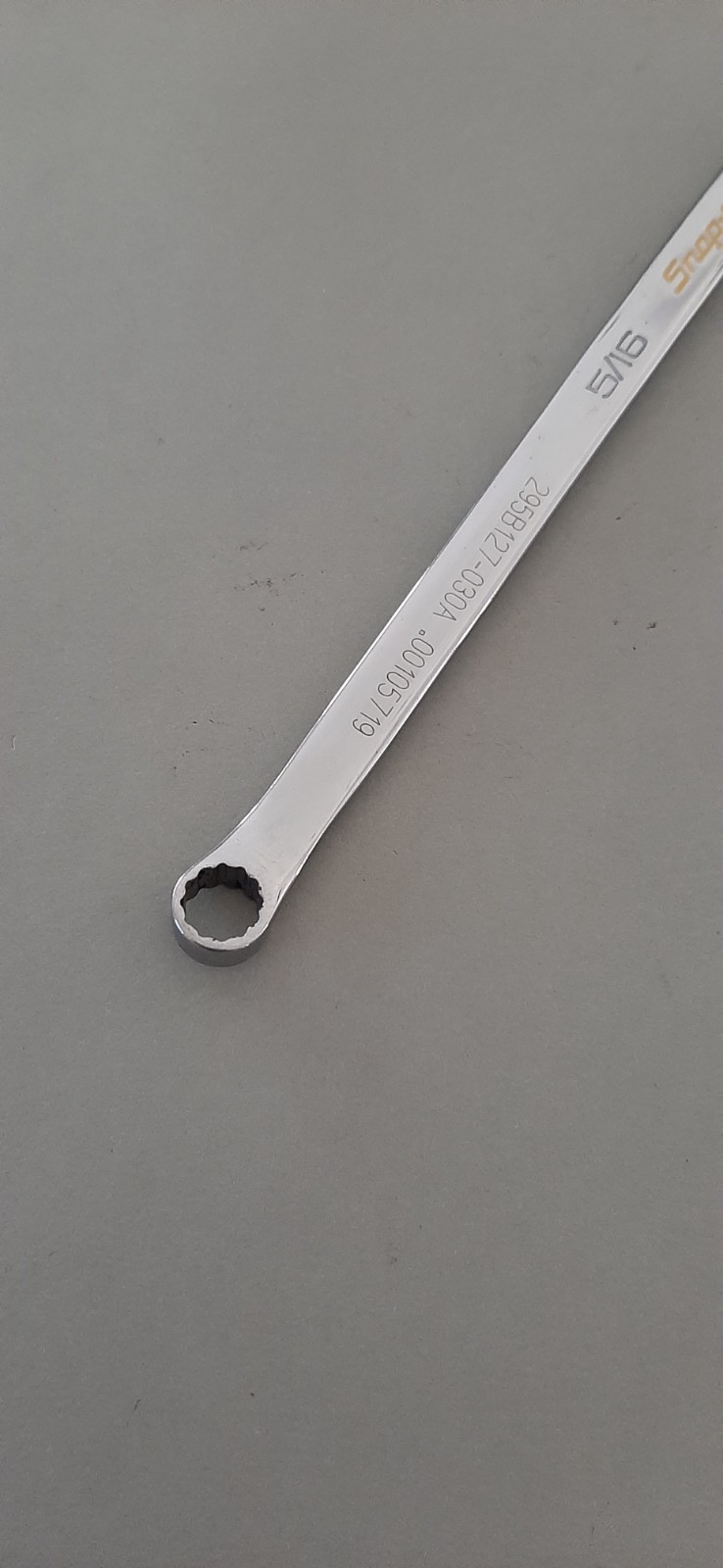 Snap-on 5/16″ x 3/8″ 12pt High-Performance Offset Box Wrench XDH1012B READ 606