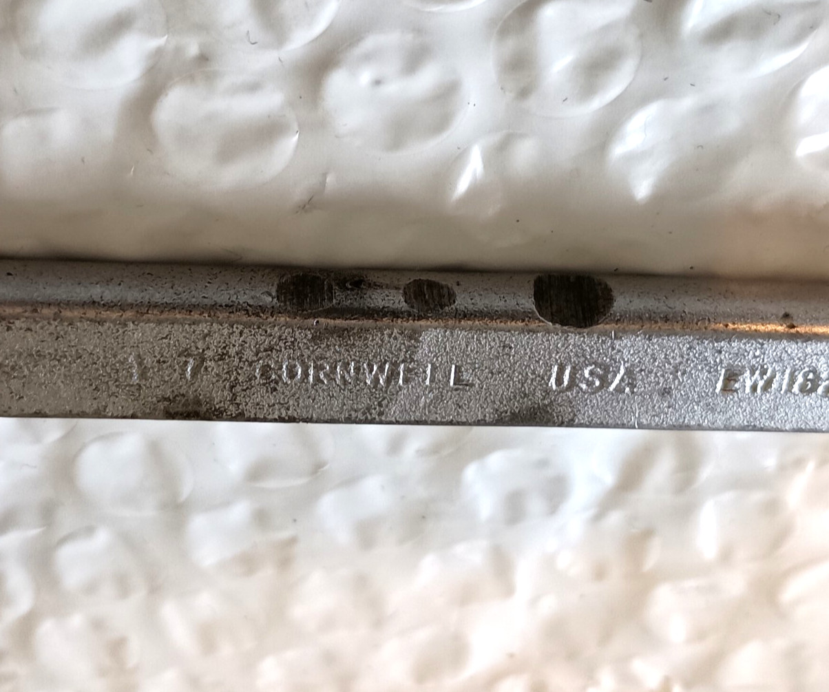CORNWELL TOOLS USA EW1820, 9/16″ x 5/8″ DBL. OPEN – END WRENCH, 7.25″ LONG.
