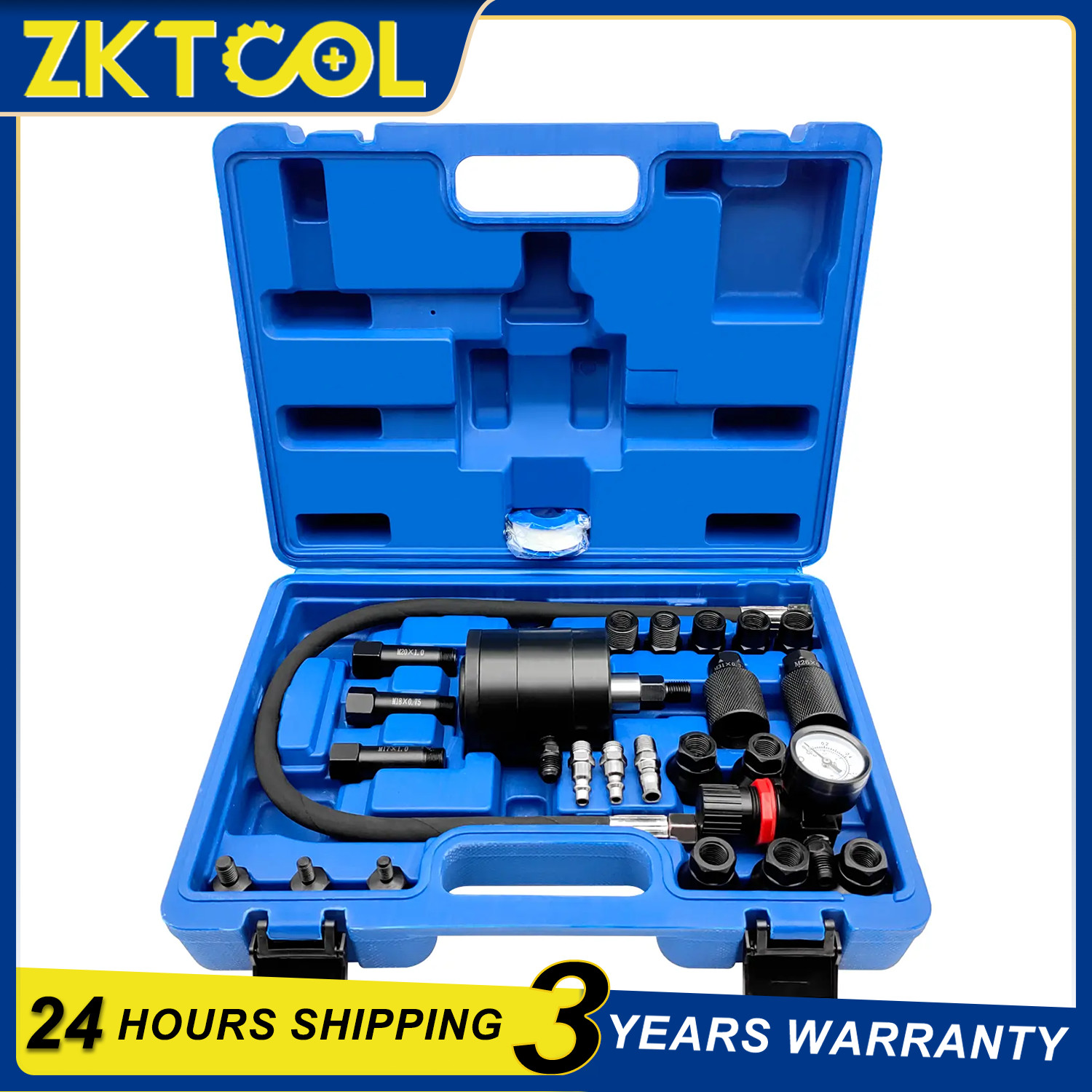Air Pneumatic Vibration Injector Puller Remover Tool Set Remove Seized Injectors