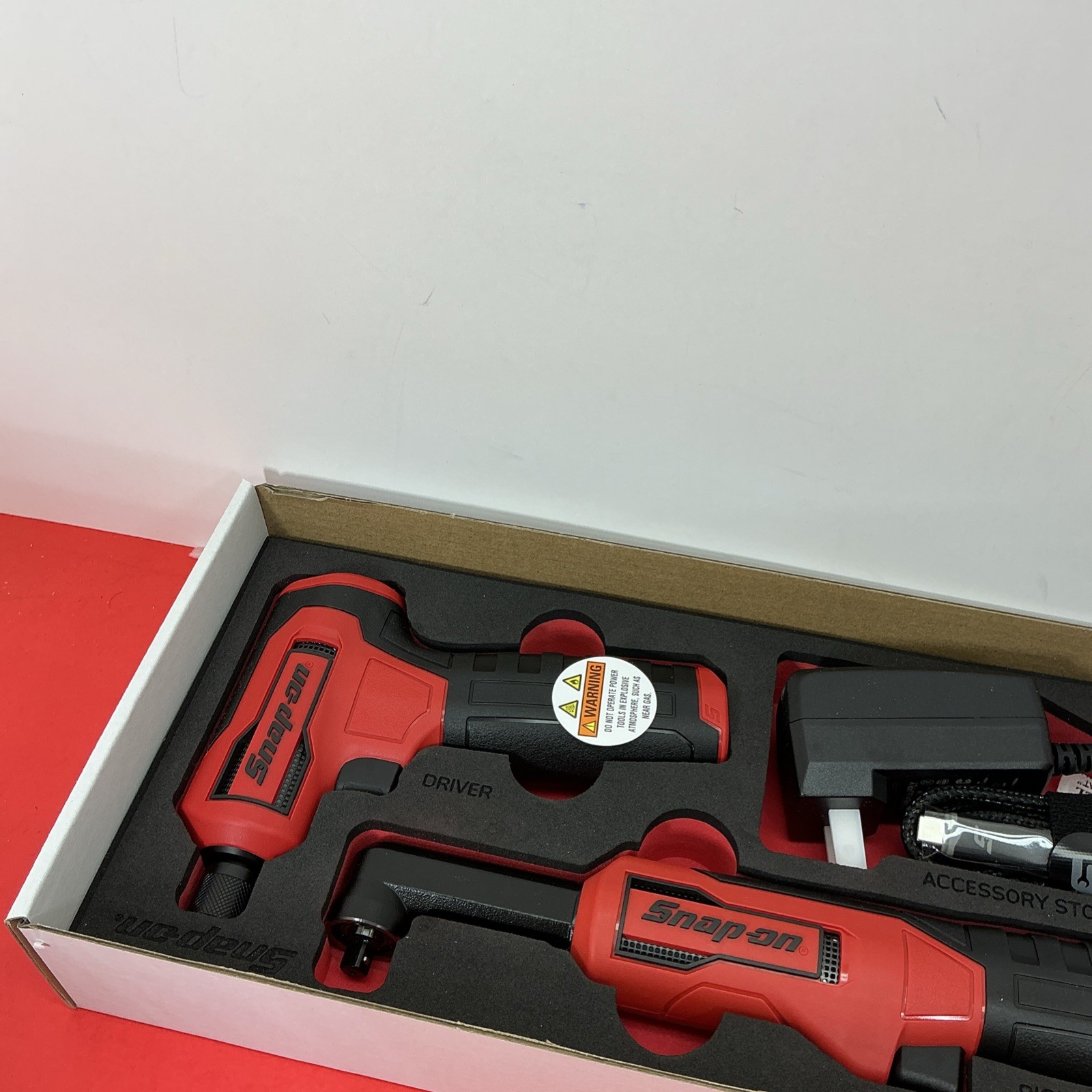 NEW Snap On Tools CTNN2Q3KF Nano/Axcess Tool Kit Red Foam New 1/4drive 2pc