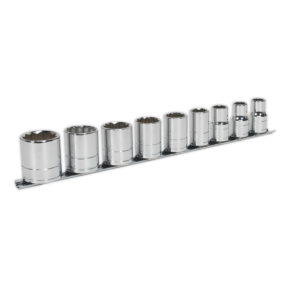 Socket Set 9pc 1/2″Sq Drive Whitworth – Sealey AK2677 New