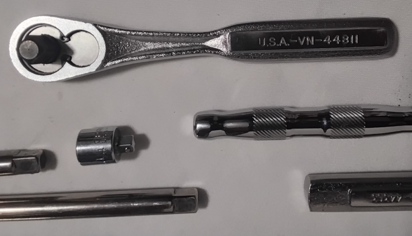 7PC Craftsman Flex Head Ratchet Breaker Bar Extension Ratchet 3/8″ Drive Lot Set