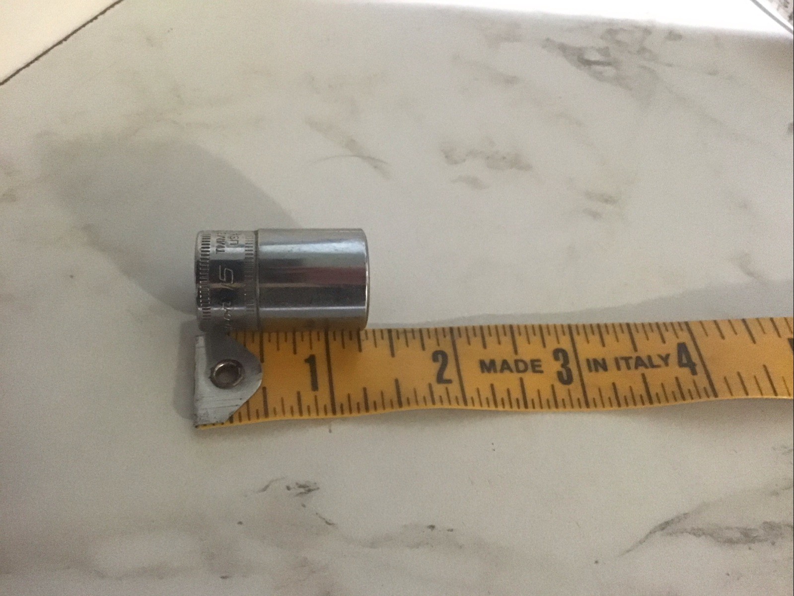 Snap-on tmms15 15mm 1/4″ drive metric semi deep 6 point socket