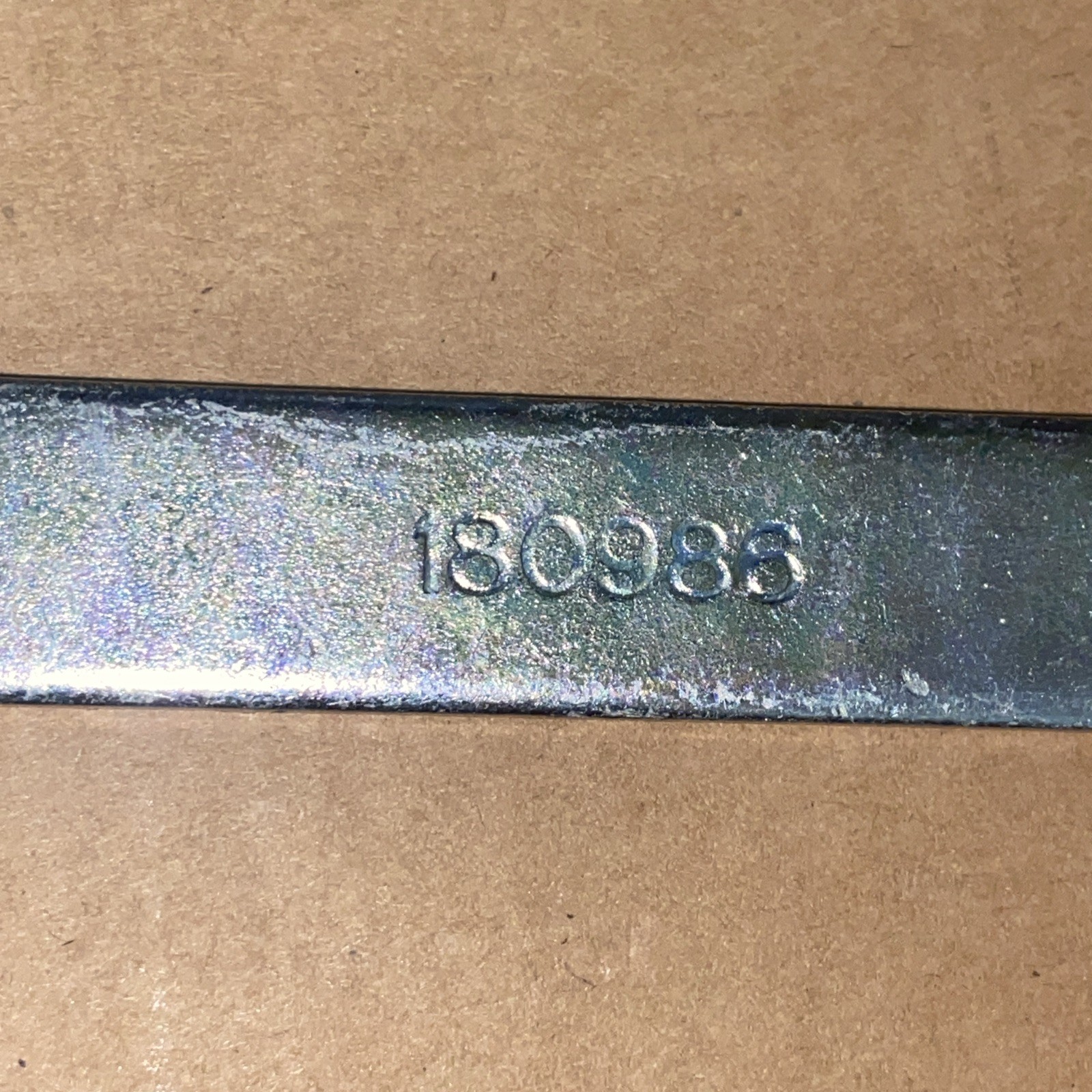Angle Head Open End Wrench 1”-5/8 serial #180986 Designed for SAE USA made