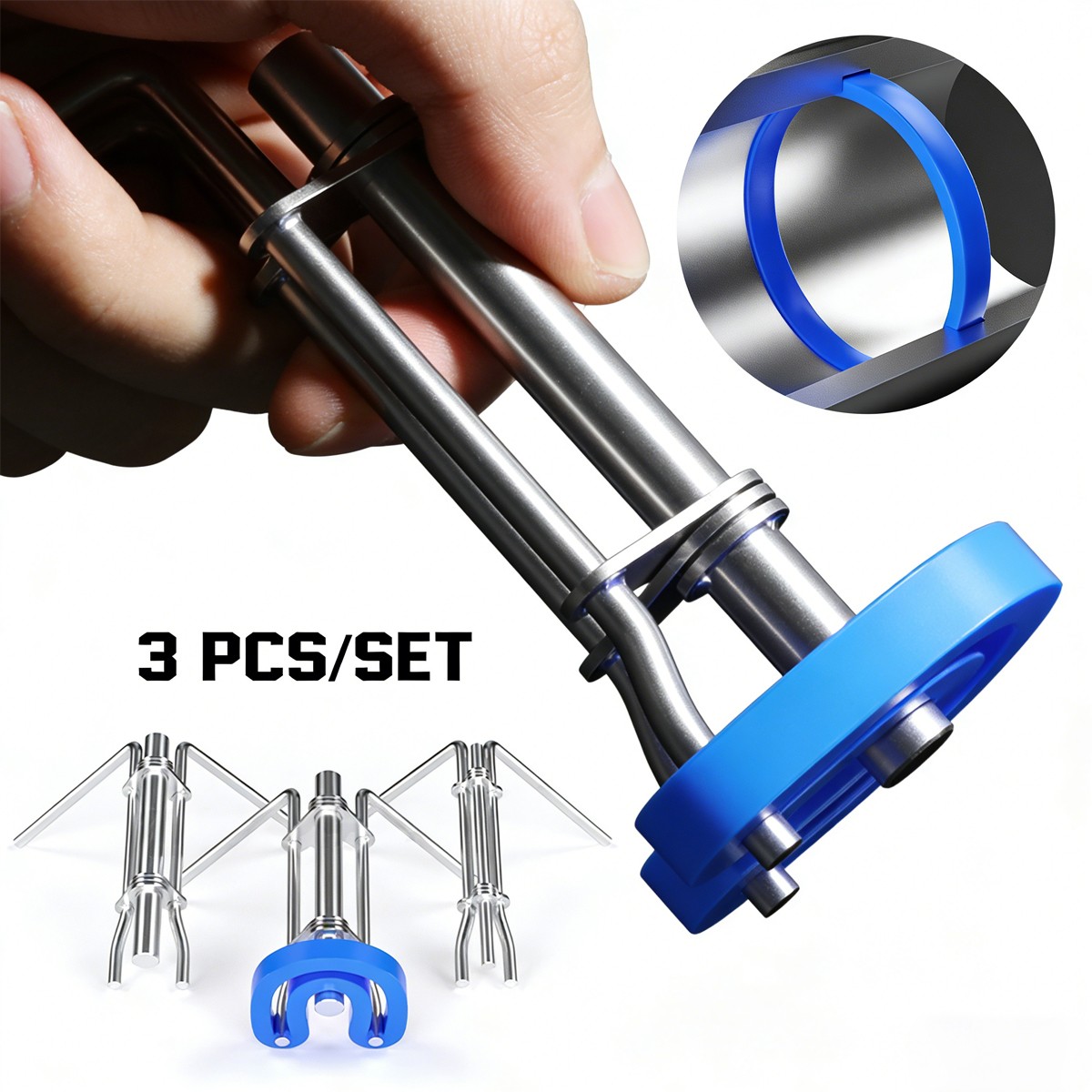 3-Pack Hydraulic Seal Installation Tools Hydraulic Cylinder Piston Repair Seal