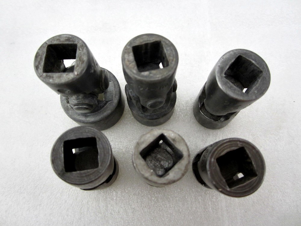 Vintage Plomb 3/8″ Drive 6pc SAE 12pt Flex Head Socket Set USA
