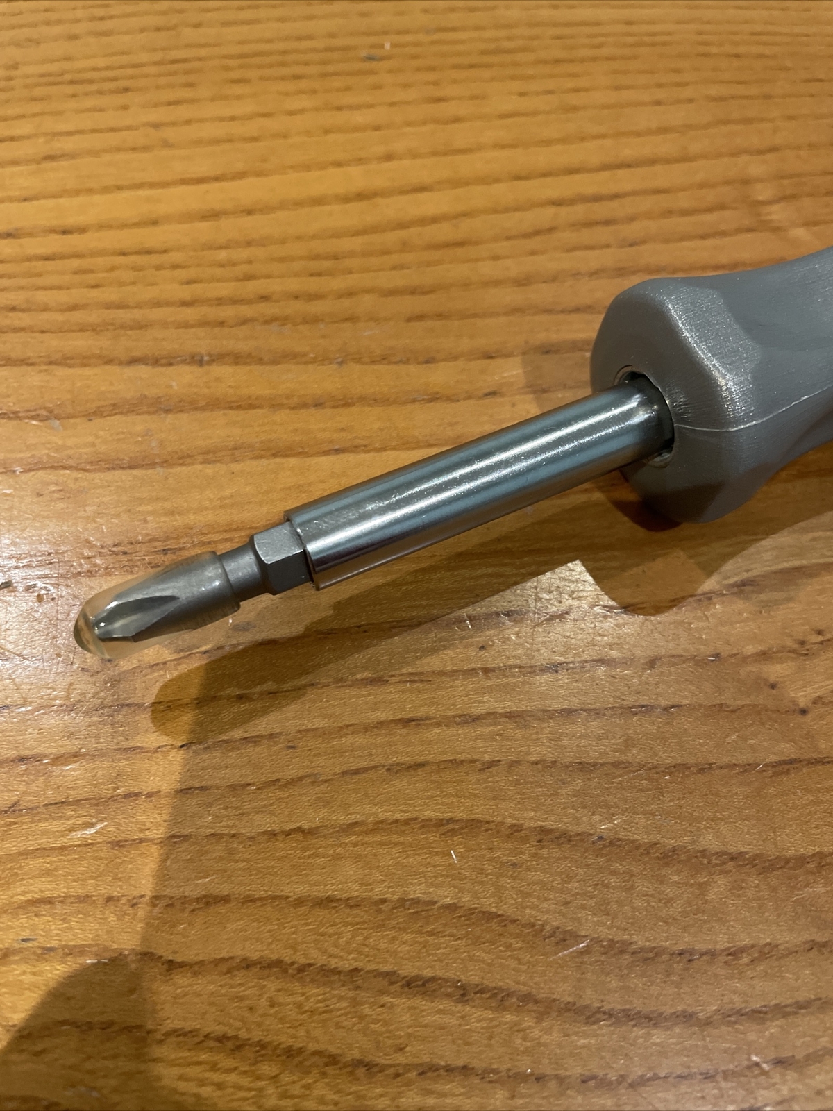 *NEW* Snap-on Reversible Screwdriver SDDD41DT *4 BITS* GRAY, CLASSIC HARD HANDLE