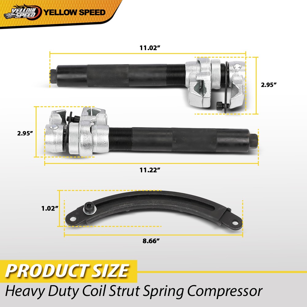 Heavy Duty Coil Strut Spring Compressor Remover Installer Suspension Auto Tool