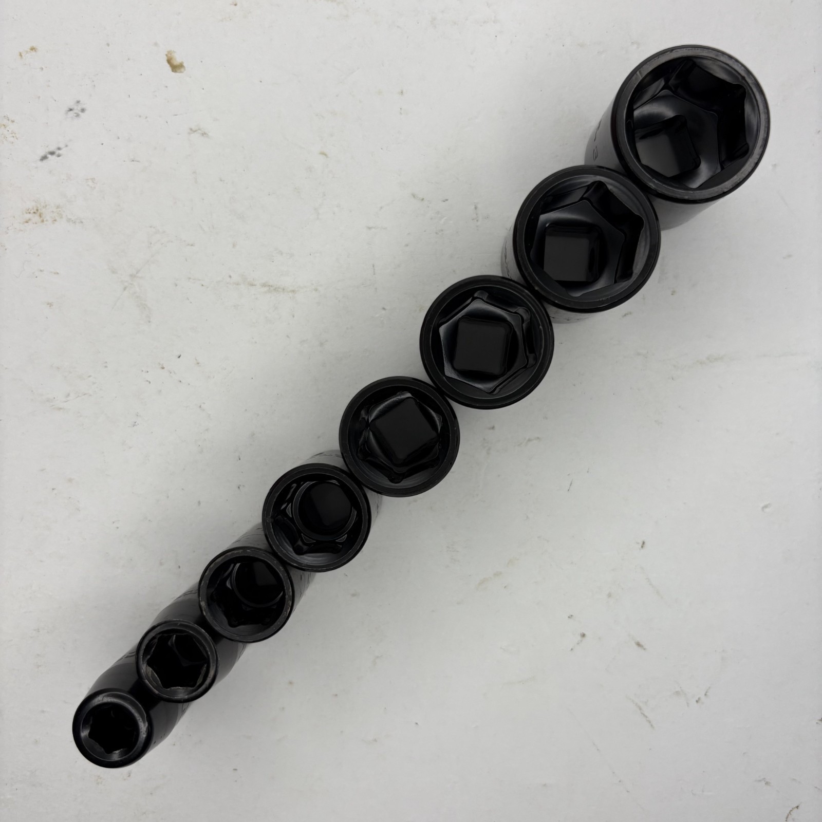 MIT 3/4″ Drive 5/16–3/4″ 6 Point Socket Set 8pc Shallow w/ Ratchet & Extensions