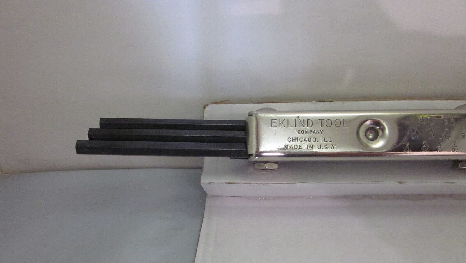EKLIND TOOL No. 91 Folding Hex Keys Allen Wrench Set 9 Sizes SAE USA