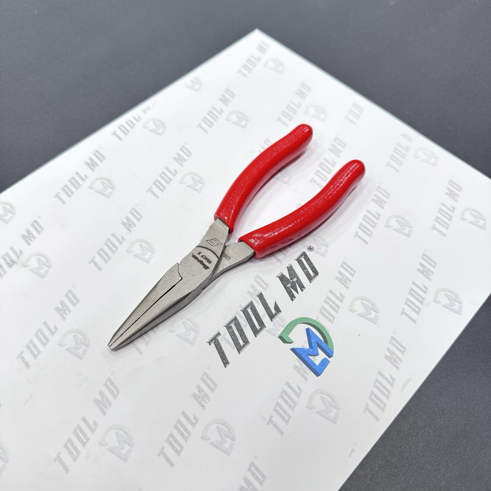 Snap-on Tools USA NEW RED 6″ Soft Grip Talon Grip Needle Nose Pliers 95ACF