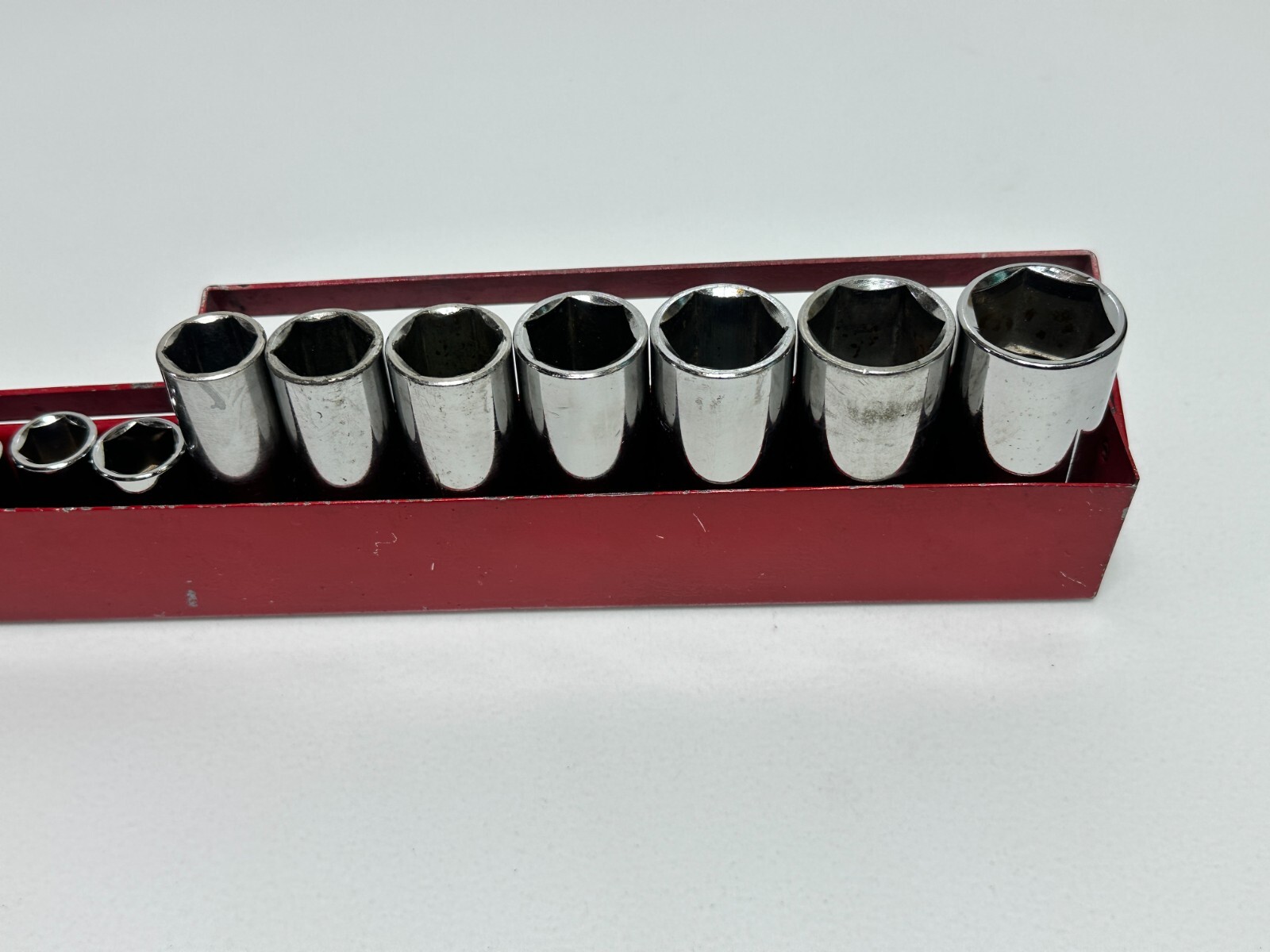 Matco Tools USA 13pc SAE 1/4″ to 1″ Deep Chrome Socket Set – 3/8″ Drive, 6 Point