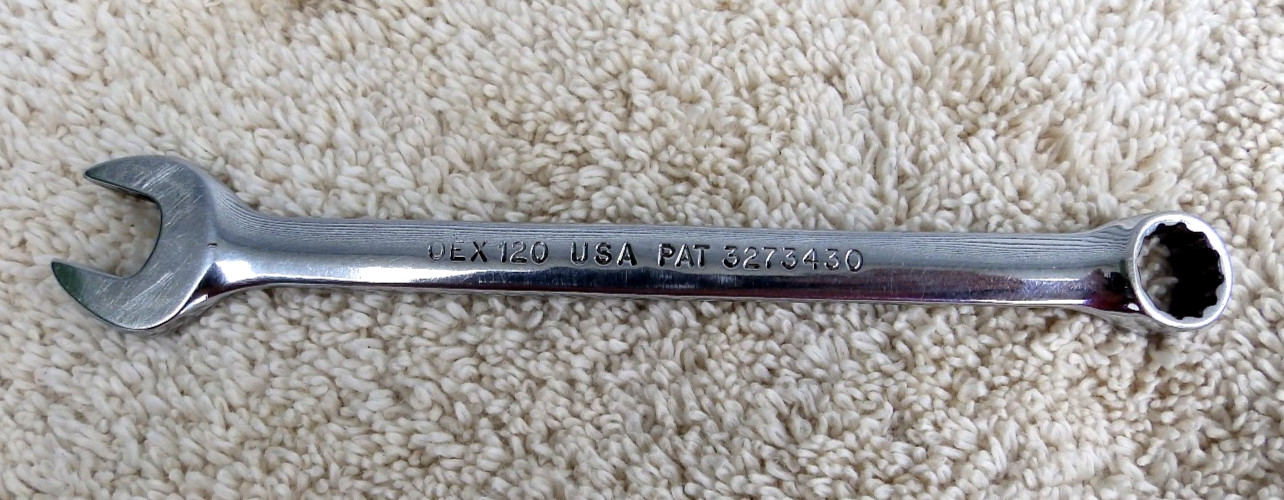 Snap-on OEX-120 3/8″ 12 Point SAE Combination Wrench 5.25″