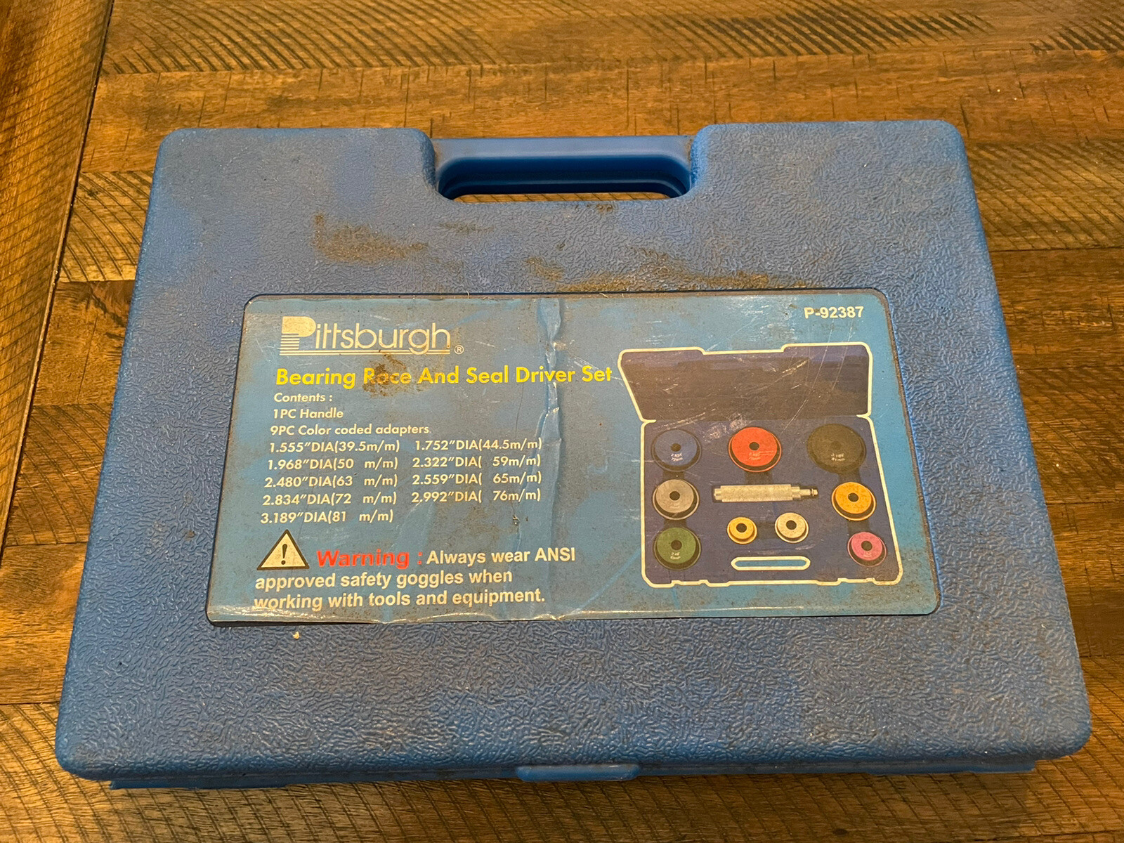 pittsburg Bearing Race and Seal Driver Set