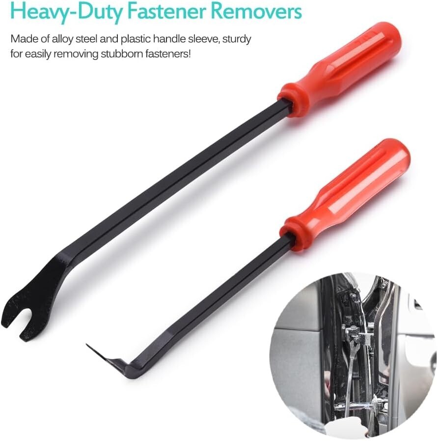 Clip Pliers Set And Fastener Remover Auto Upholstery Repair Kit With Storage Bag