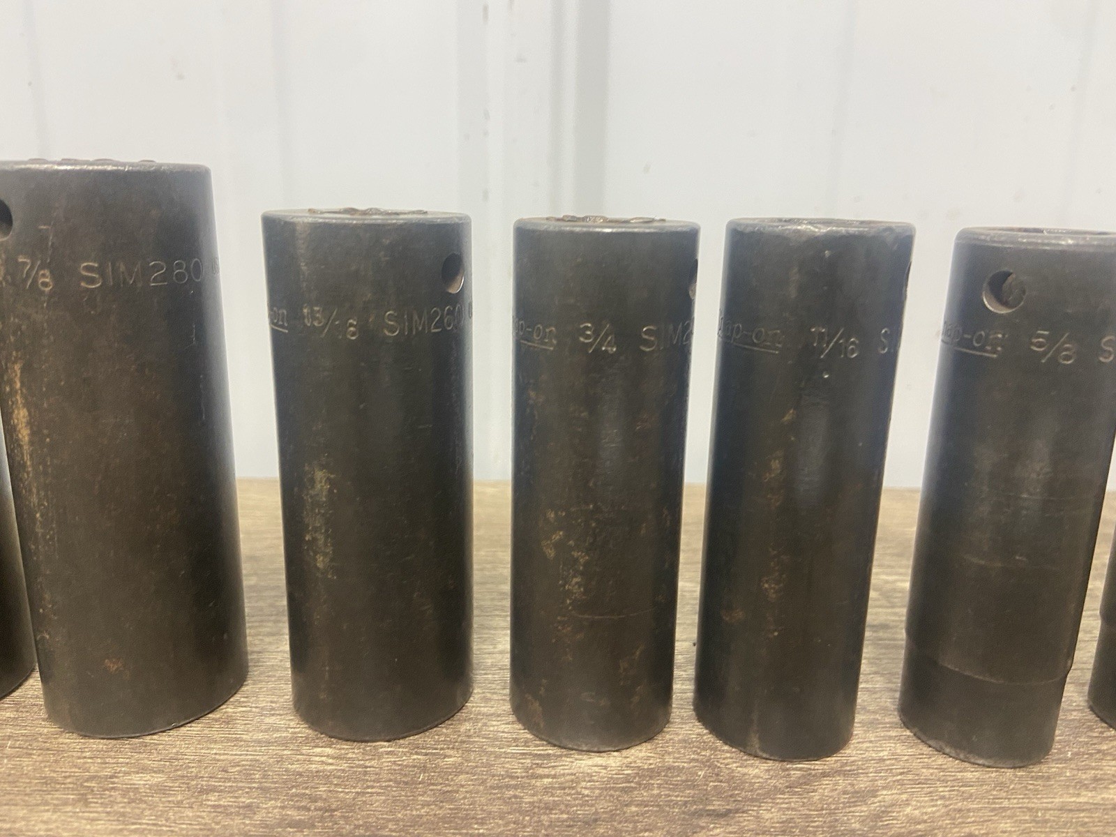 Snap-on SIM160 1/2″- SIM320 1″ Deep Impact 9pc SAE Socket Set 1/2″ Drive 6 pt