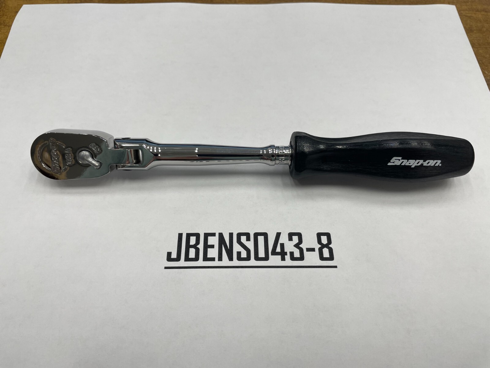 Snap-on Tools USA NEW BLACK 1/4″ Drive Hard Grip Long Flex Head Ratchet THLFD72