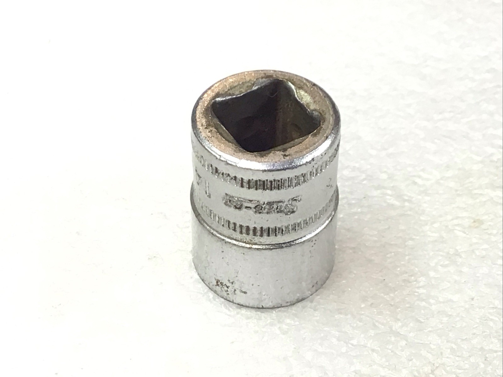 Snap On FSM141 – 14mm, Metric, 3/8″Dr., 6-Pt., Shallow, Chrome Socket-USA-NICE