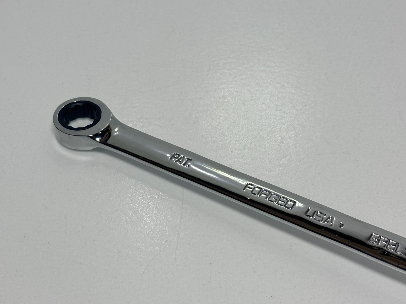 🇺🇸 Matco Tools USA GRBL1616 SAE 1/2″ Ratcheting Double Box End Wrench, NOS