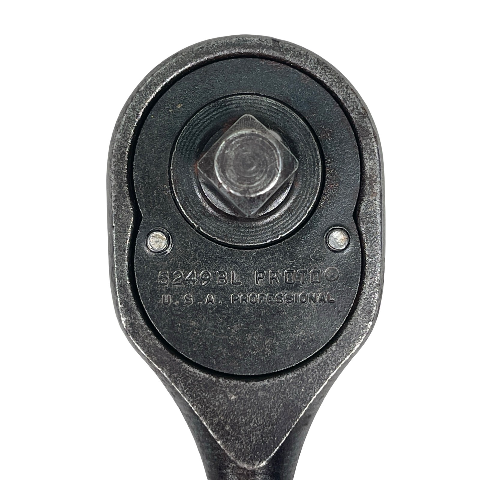PROTO Pear Head Ratchet 5249 BL 3/8″ Drive 7″ Black Oxide Tools USA Professional