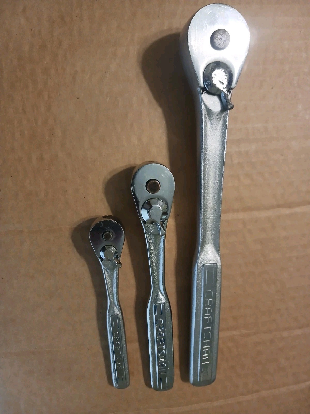 Vintage Craftsman USA 1/4, 3/8, & 1/2 Ratchets With OIL Ports V & VV