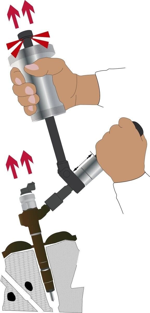 CTA 7808 Injector Puller Kit – Remove Stuck Diesel Injectors w/o Disassembly