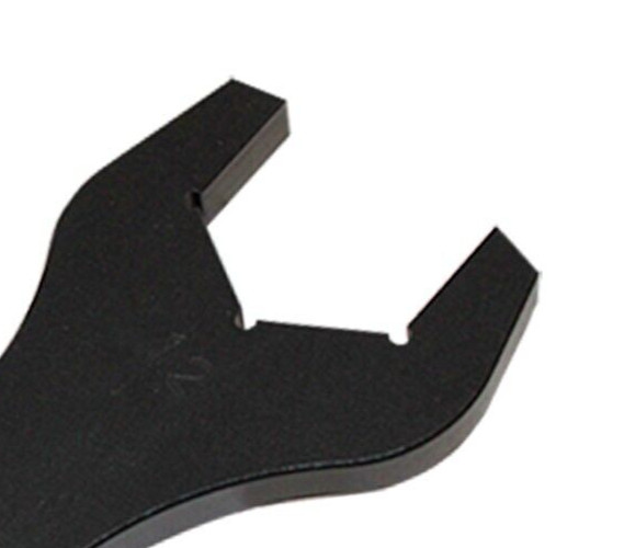 Black Aluminum Wrench, AN Fitting Wrench Hex # 12 or 1-1/4″, Hard Anodized AN12