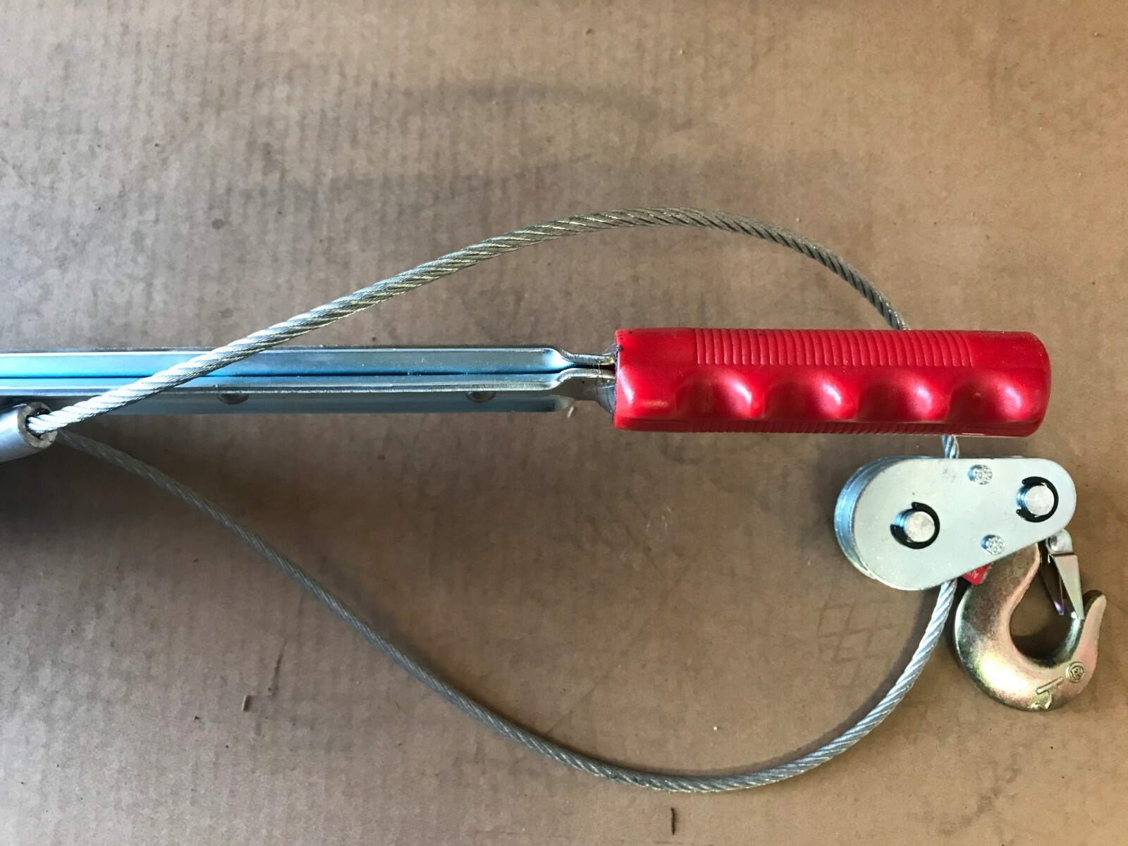 1 TONN HAND POWER PULLER HOIST HP-111 HAND RATCHET WINCH CABLE