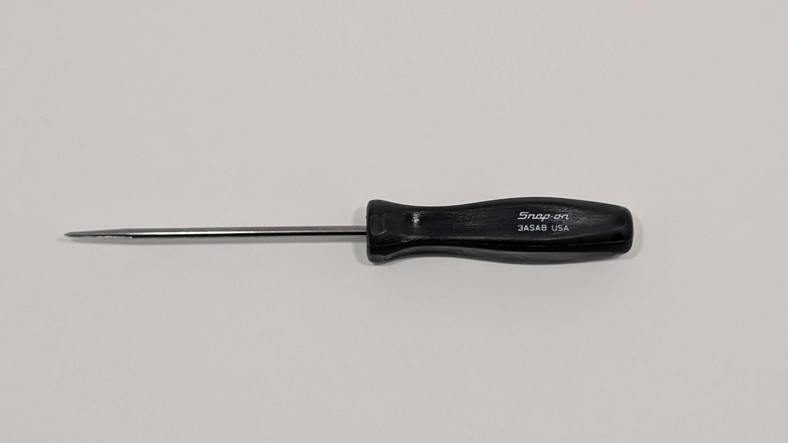 New Snap-On Tools BLACK Mini Hard Handle Straight Awl Pick 3ASAB USA