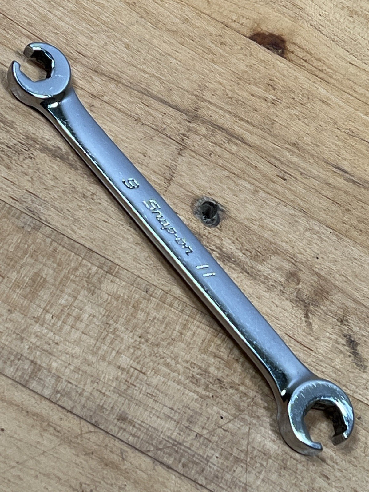 Snap On 9MM-11MM 6PT Metric Chrome Flare Nut End Wrench RXFMS911B – Made in USA
