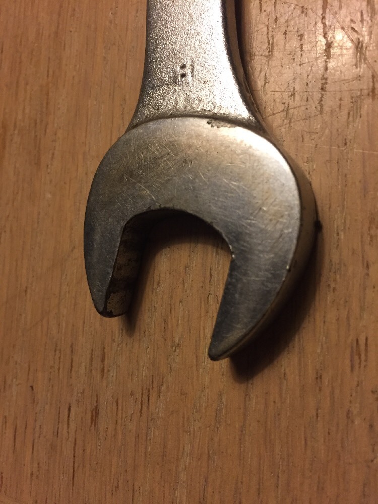 Williams Superrench Tool USA Vintage Open End 25/32-11/16 Wrench 9″Long Free🚢