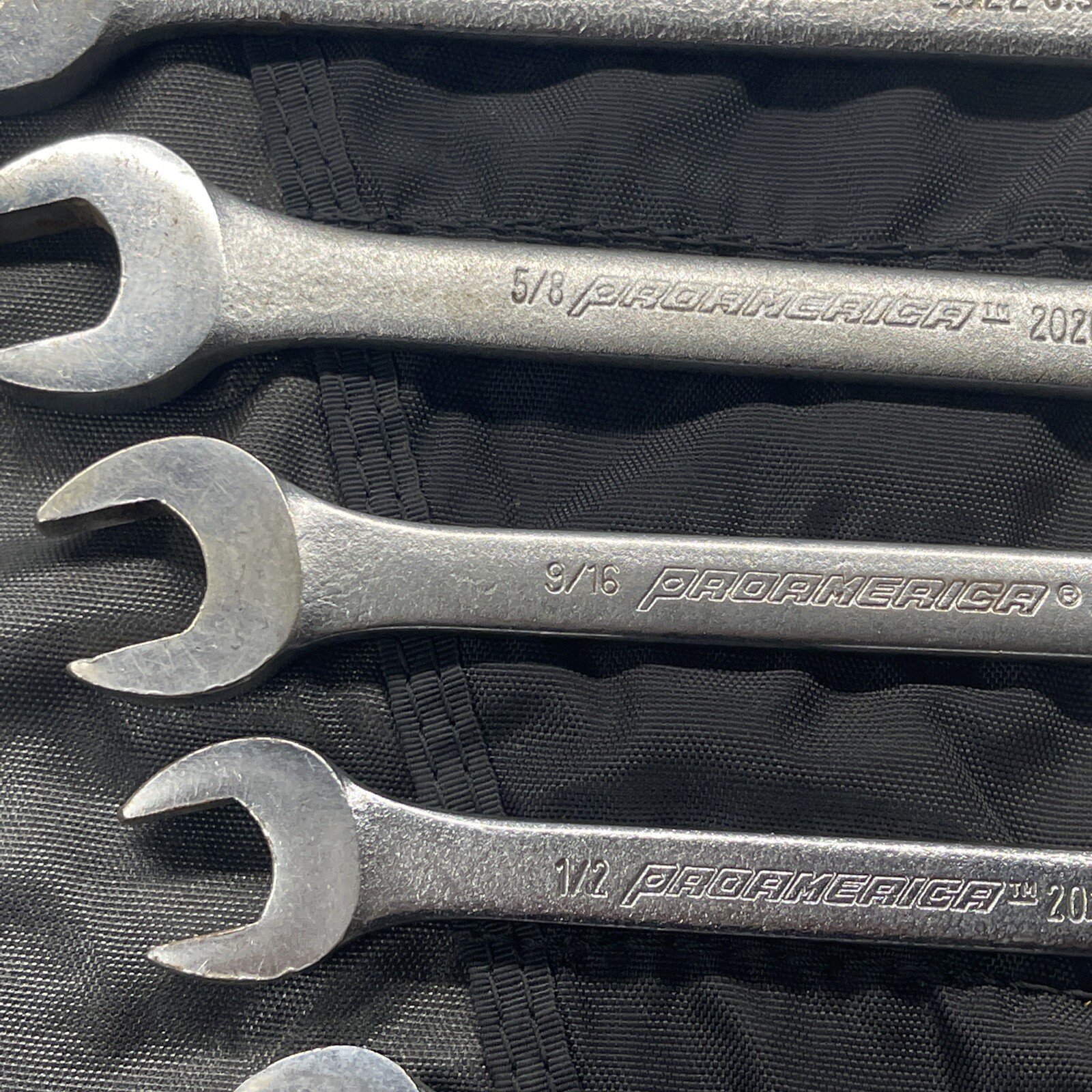 15 Piece Proamerica USA SAE 12 Point Combination Wrench Set 1/4 – 1-1/8 + Roll