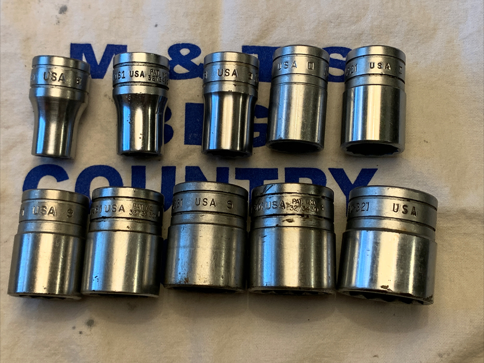 Snap-on 1/2″ Drive 10pc SAE 7/16″ to 1″ 12pt Shallow Socket Set SW Series