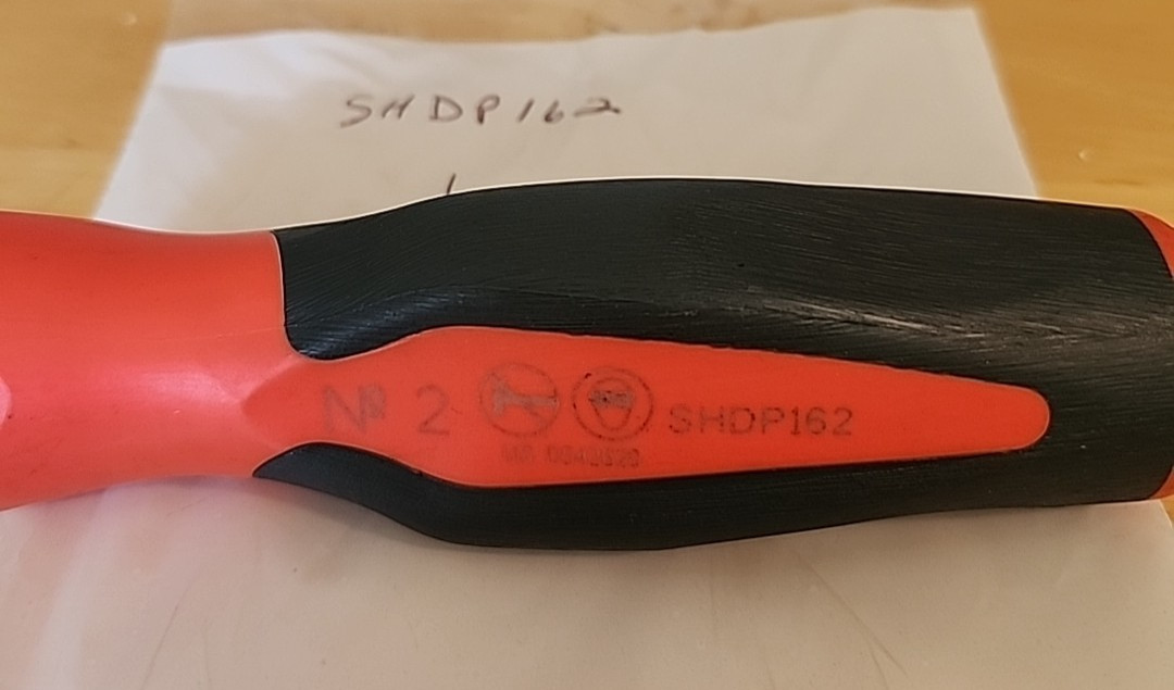 SNAP ON HARD GRIP **HANDLE ONLY** FOR SHDP162 #2 INSTINCT PHILLIPS SCREWDRIVER