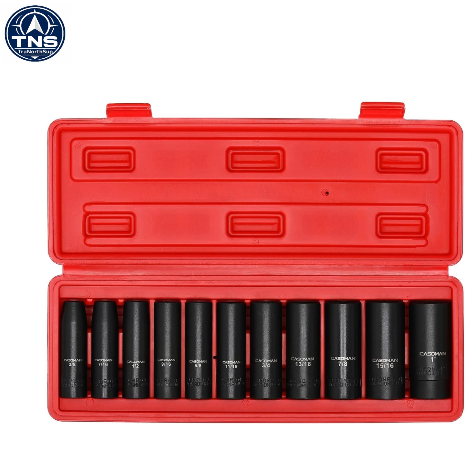 Professional Grade 11-Piece Deep Impact Socket Set – Corrosion-Resistant Finish
