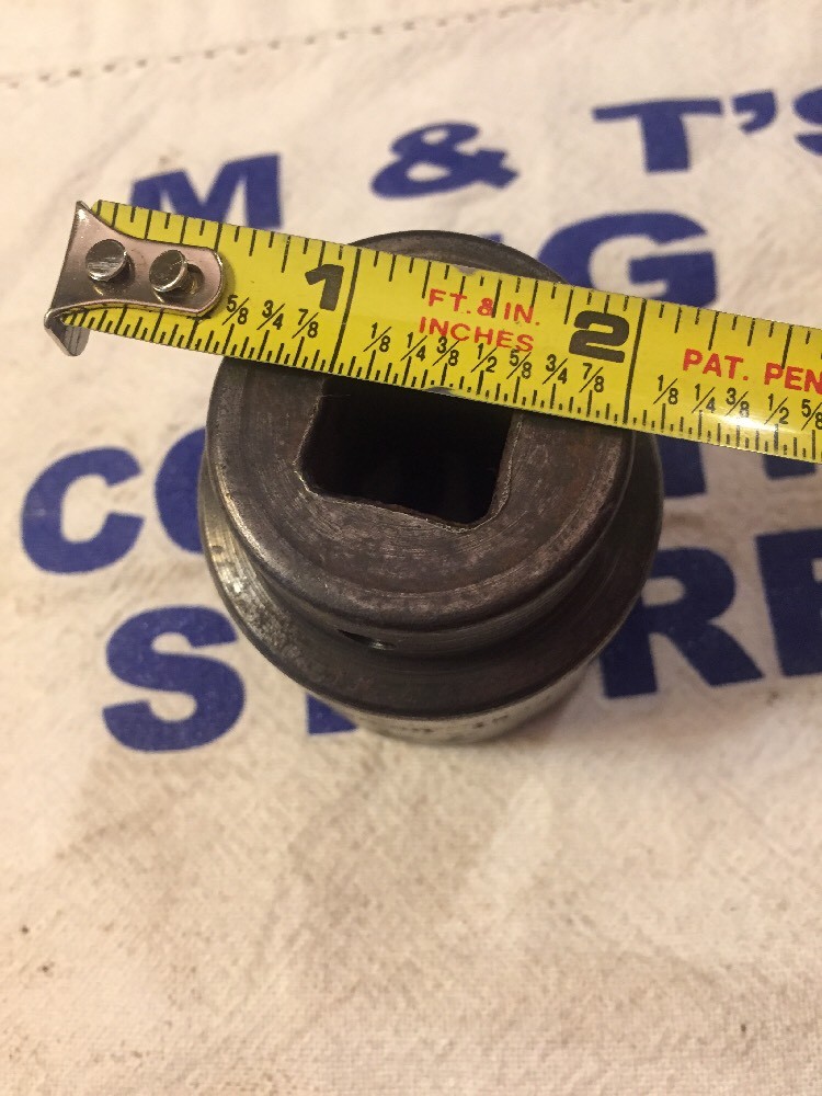 Vintage Snap-on 5/8″ Drive 1-5/16″ 6-point Shallow Impact Socket IM421 USA