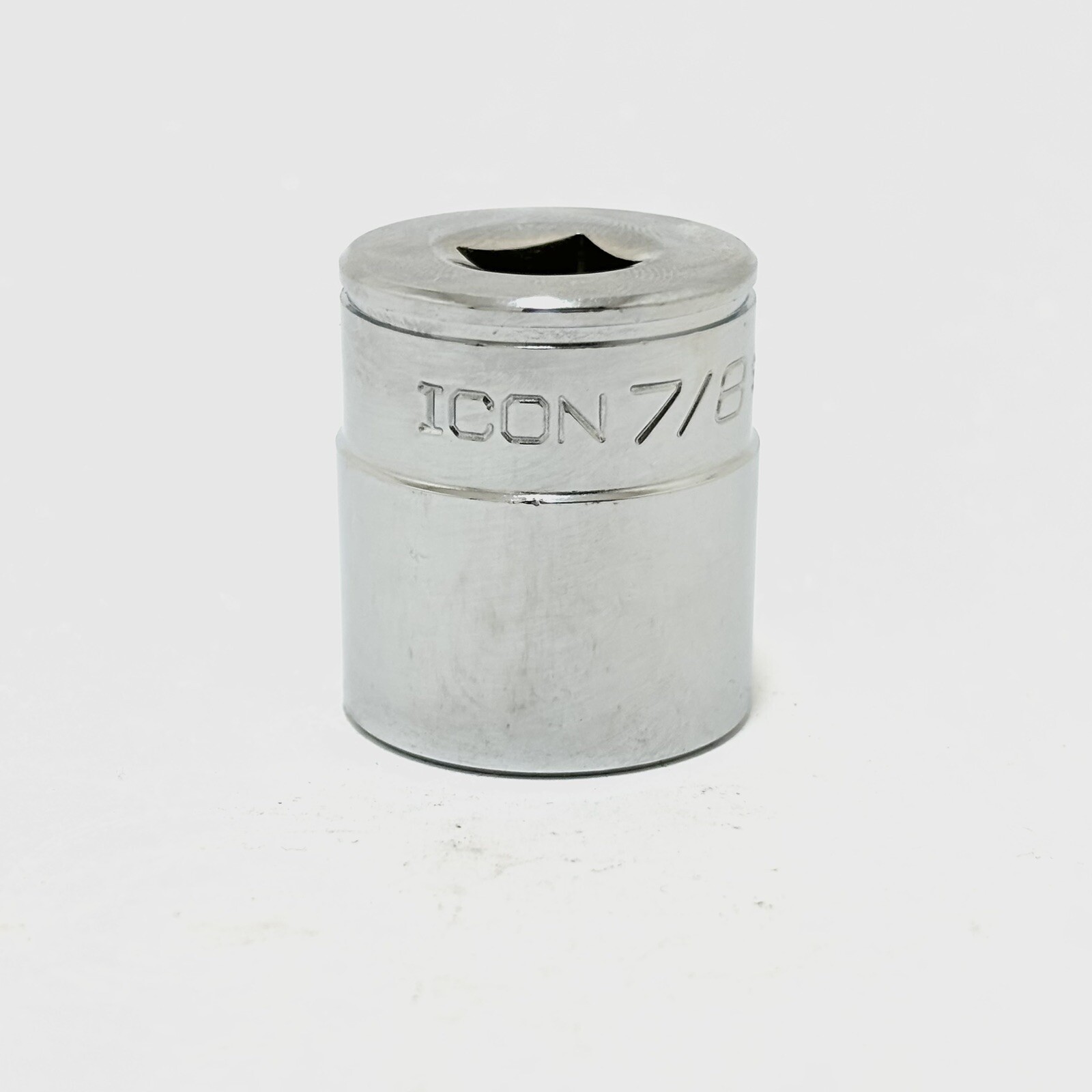 NEW ICON 7/8 INCH SOCKET 3/8” DRIVE SAE INCH 6 POINT POLISHED S2SS88