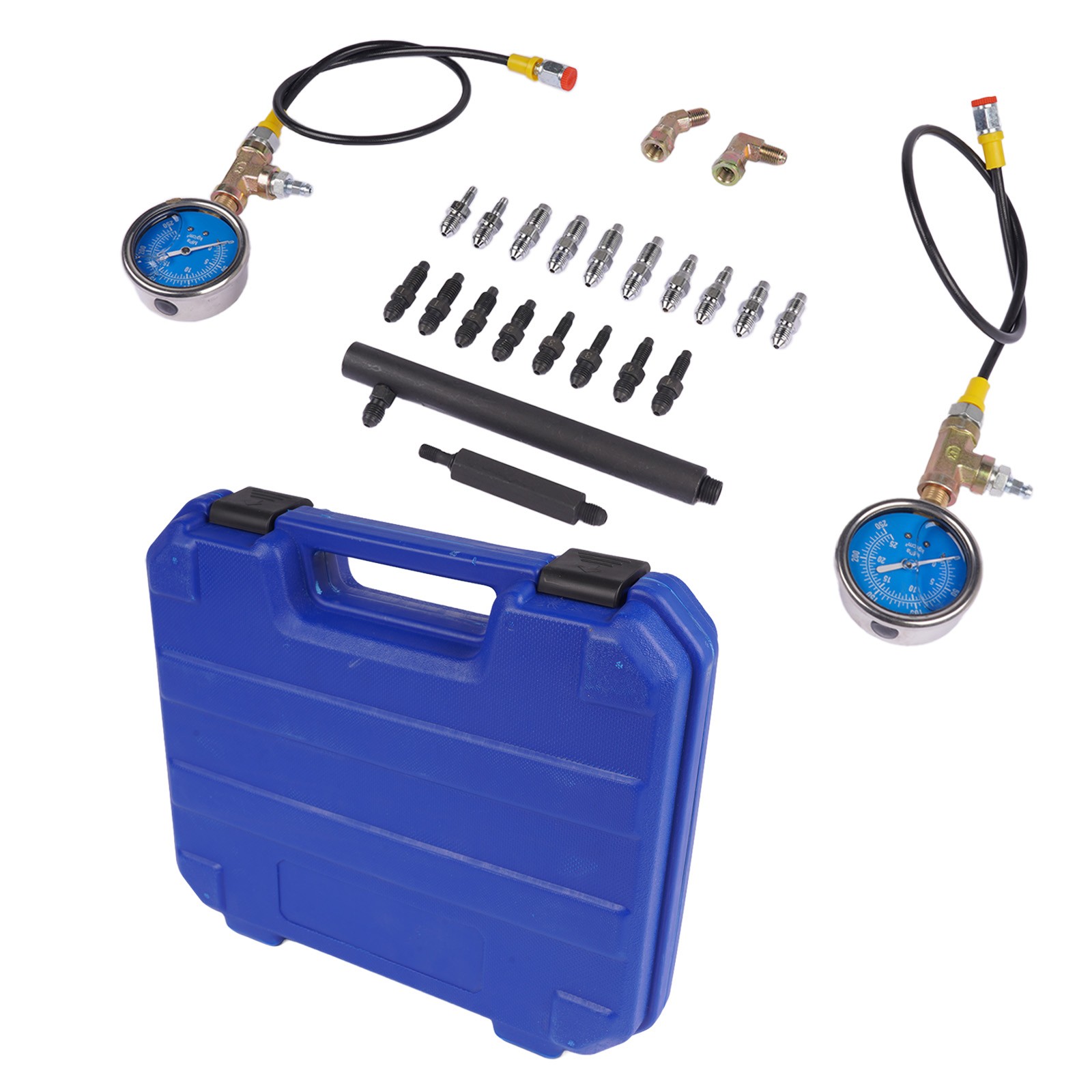 Universal Brake Pressure Tester Gauge Kit 0-3500PSI ABS Hydraulic Oil Pressure