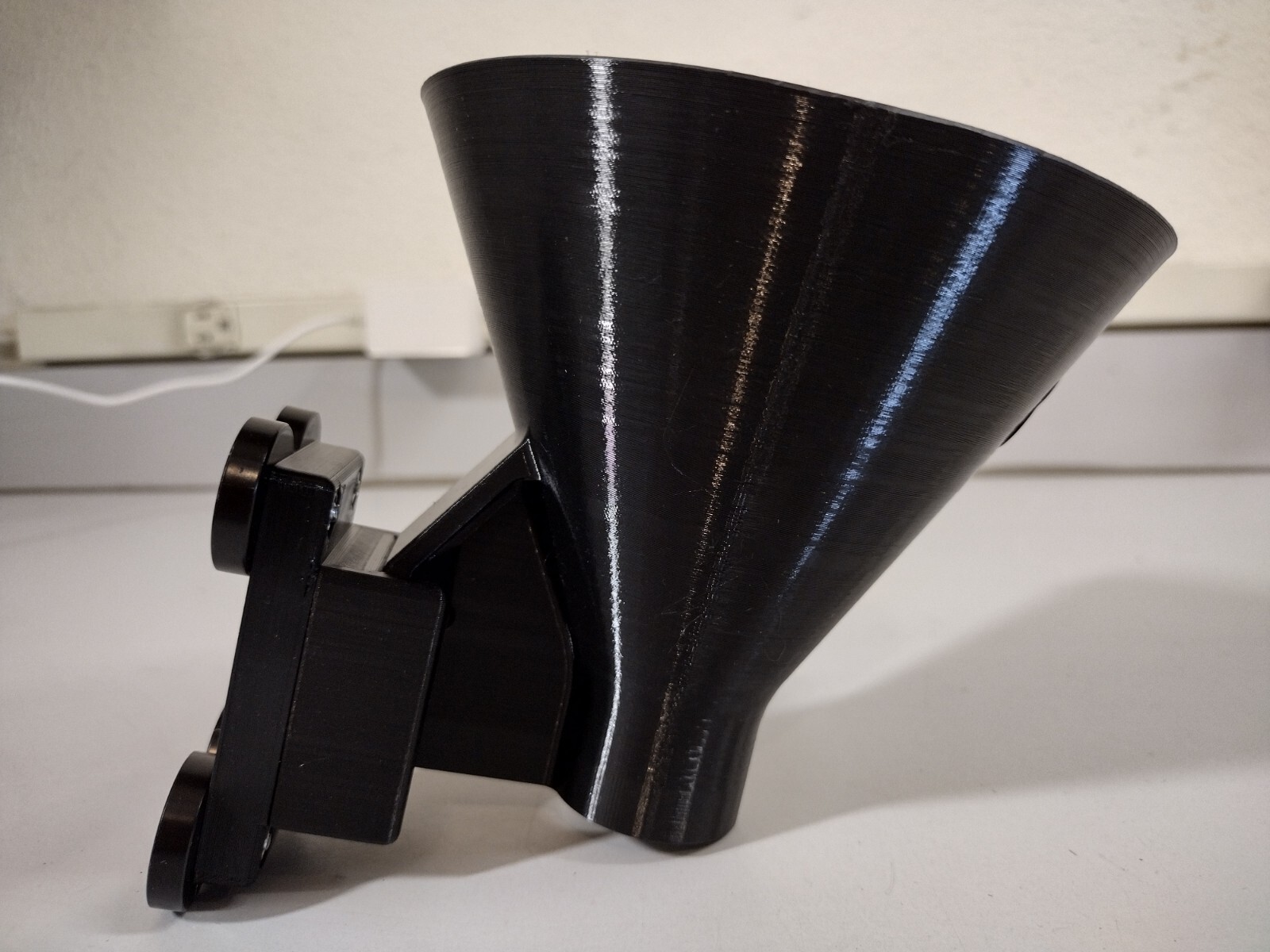 Weird Fab Funnel Holder, Oil Filter Drain/Drip Rack, Magnetic Mount, USA