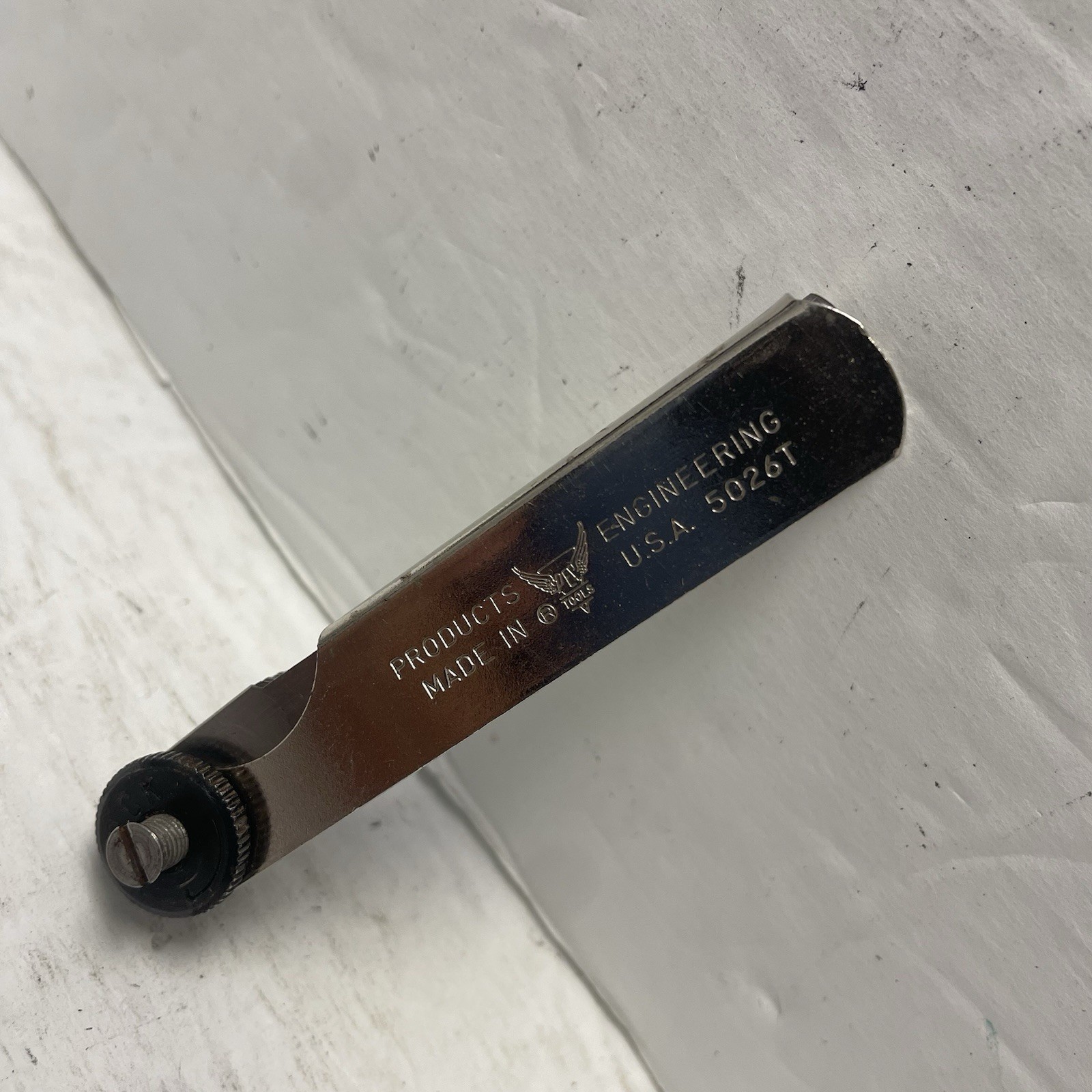 Feeler Gauge 5026T Products Engineering – (0.25mm-0.24mm)(.635mm-.610mm) Used