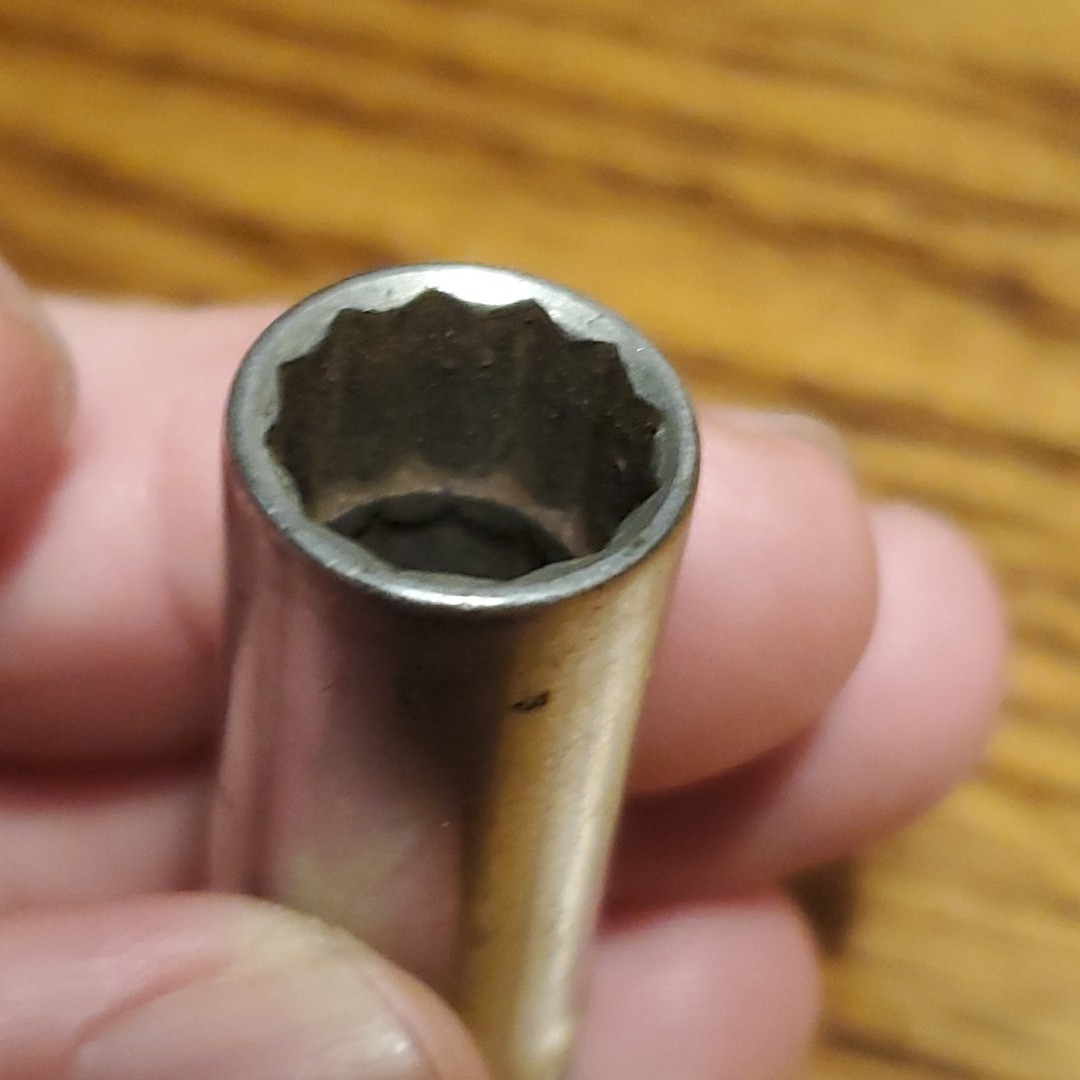 Snap-on Tools Socket SF161 & SF141 3/8″Drive 12 Pt Deep 1/2″ & 7/16″ Chrome USA
