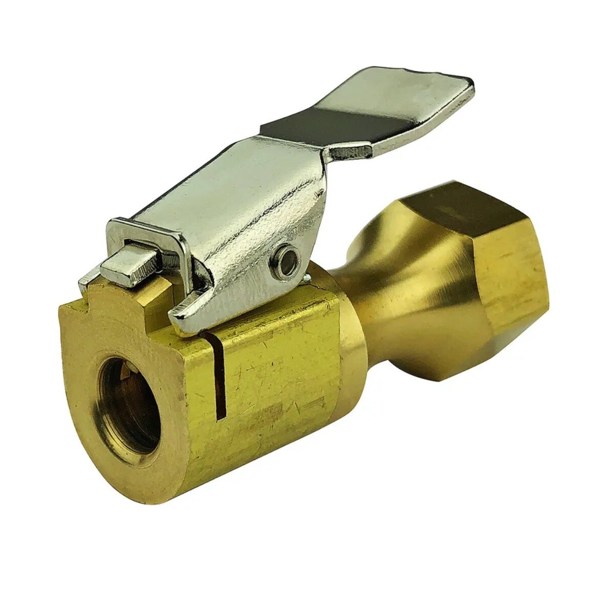5 HALTEC CH-360 Brass Lock On Closed Air Chuck Clip On European Style 1/4 “