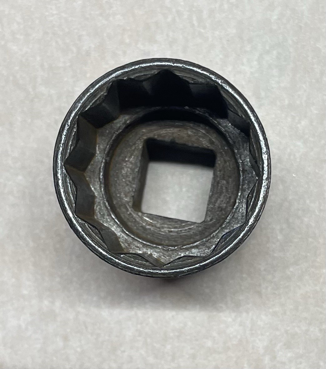 Vintage From 1940s Snap-on Tools Socket 1/2″ Drive 12 Point 1″ Shallow SW320 1/2