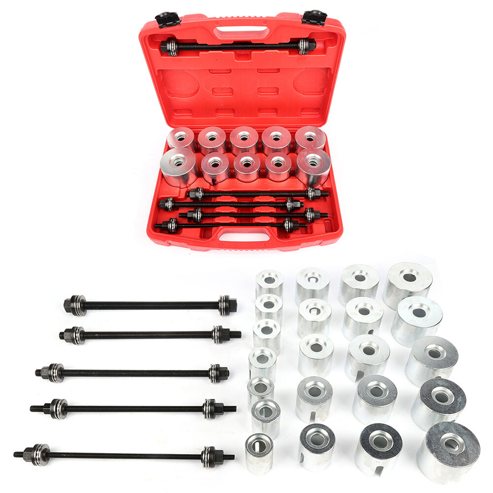 27pcs Universal Press and Pull Sleeve Kit Bush Bearing Removal Insertion Tool